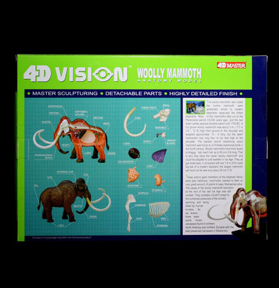 4D Woolly Mammoth Model - Paxton Gate