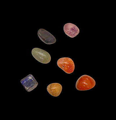 7 Chakra Geometry Set with Pouch - Paxton Gate