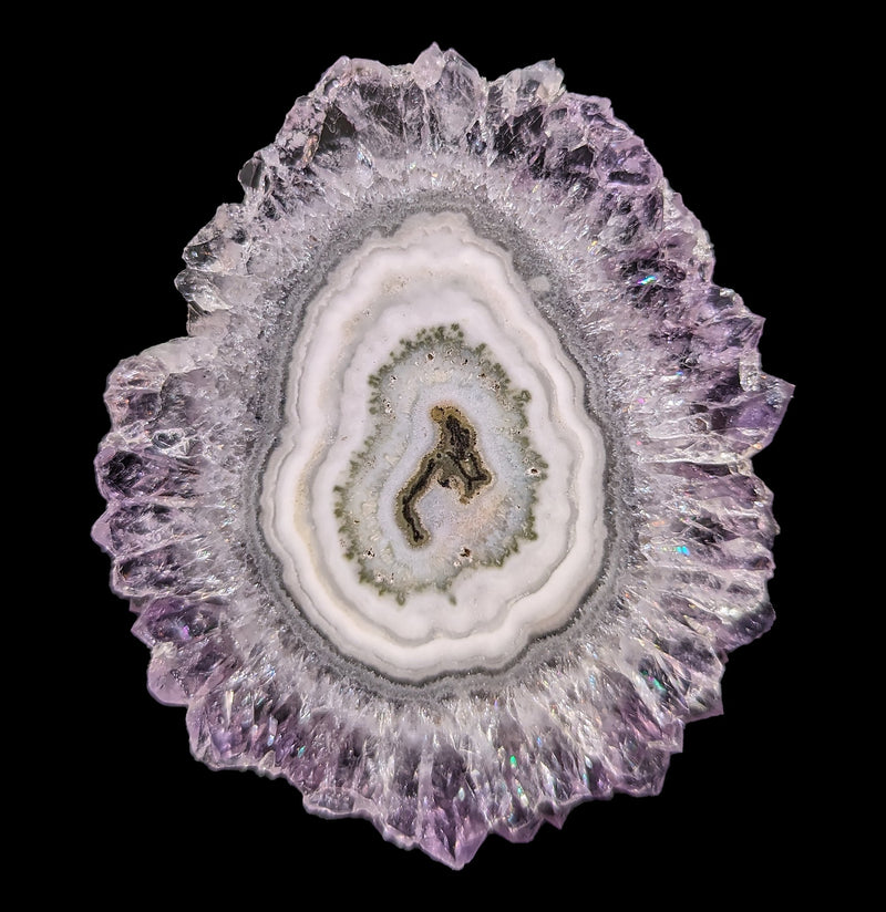 Amethyst Stalactite Slice-Minerals-Gruta Minerals-PaxtonGate