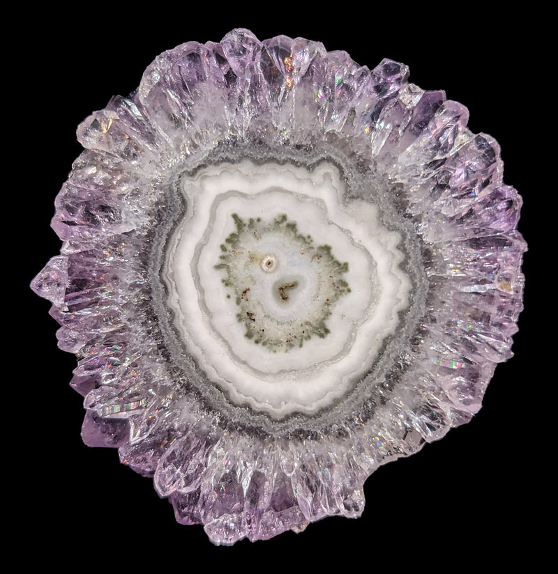 Amethyst Stalactite Slice-Minerals-Gruta Minerals-PaxtonGate