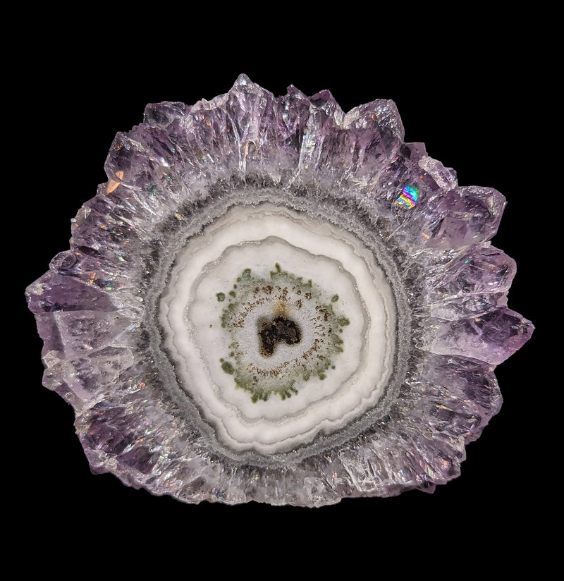 Amethyst Stalactite Slice-Minerals-Gruta Minerals-PaxtonGate