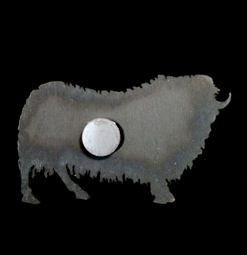 Birch Wood Musk Ox Magnet - Paxton Gate