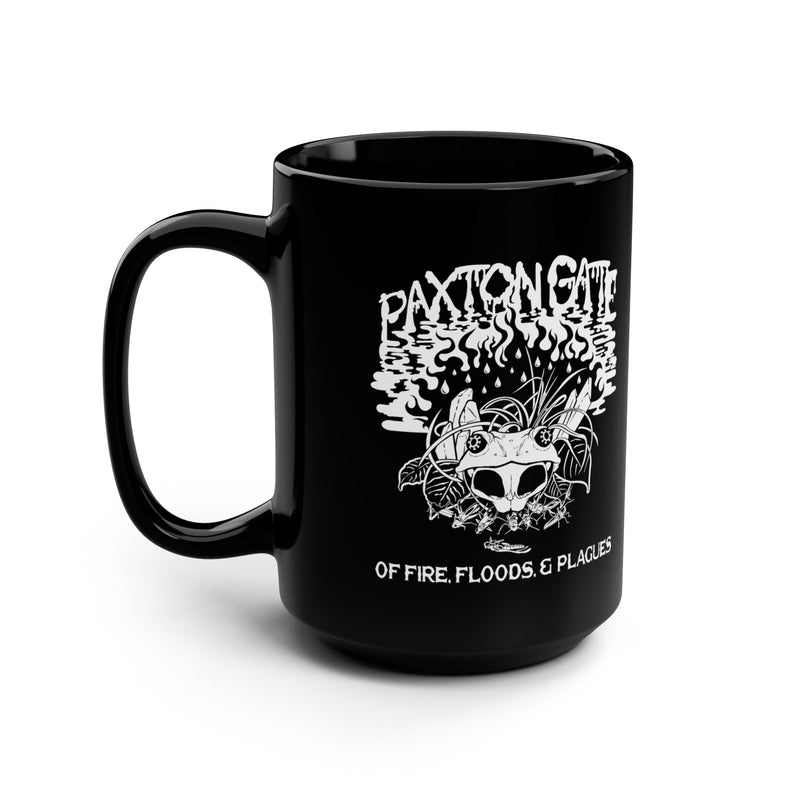 Black Fire, Floods and Plagues Mug By Megan Lees-Mug-Printify-PaxtonGate