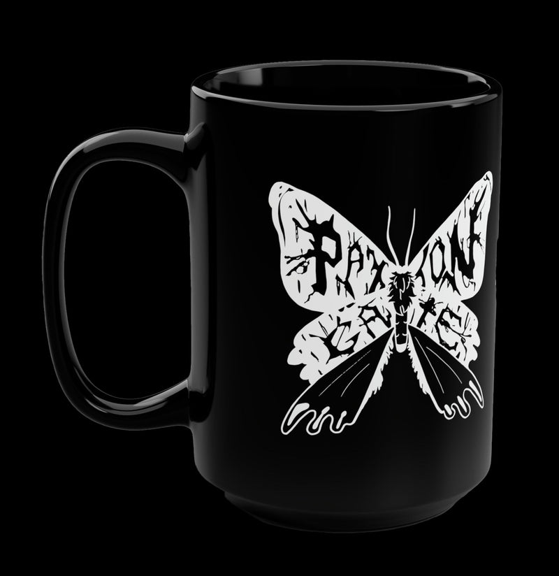 Black Paxton Gate Moth Mug-Mug-Printify-PaxtonGate