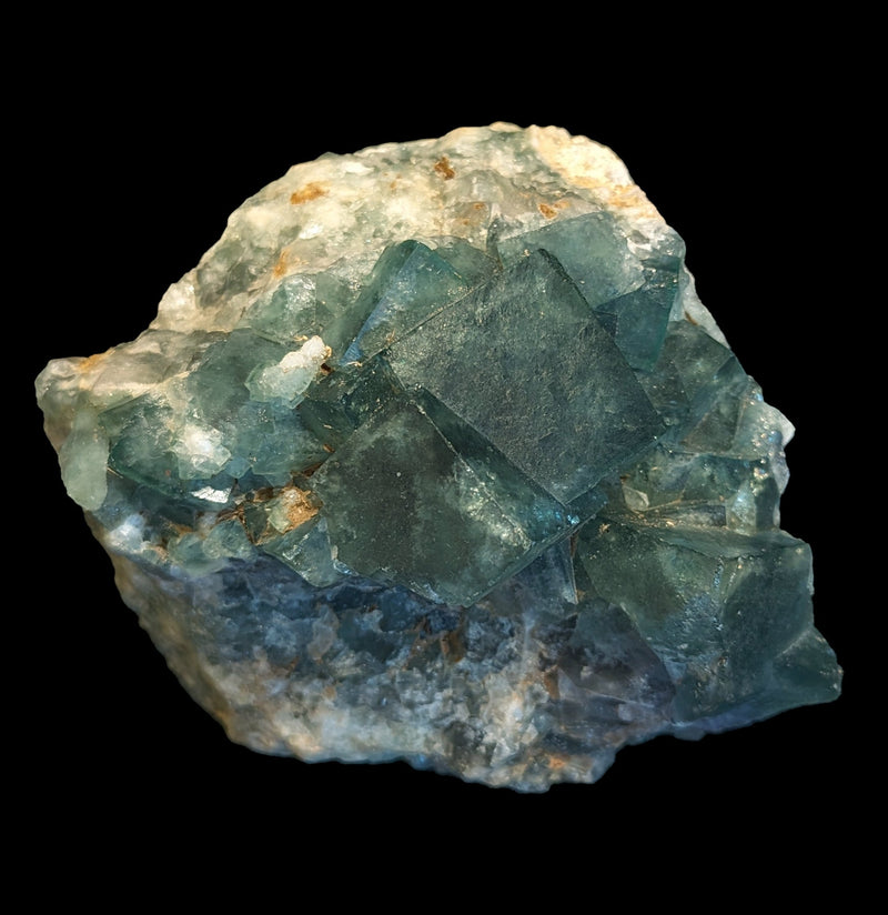 Blue Green Fluorite Crystal Cluster-Minerals-ROC 3000-PaxtonGate