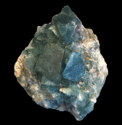 Blue Green Fluorite Crystal Cluster-Minerals-ROC 3000-PaxtonGate