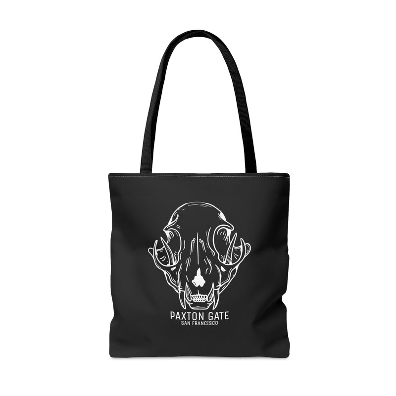 Bobcat Skull Tote By Wren Sayler-Bags-Printify-PaxtonGate