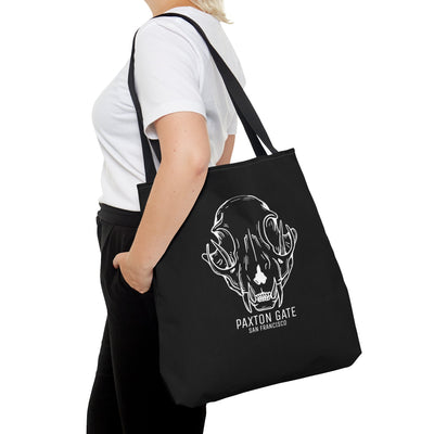 Bobcat Skull Tote By Wren Sayler-Bags-Printify-PaxtonGate