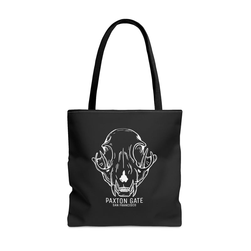 Bobcat Skull Tote By Wren Sayler-Bags-Printify-PaxtonGate