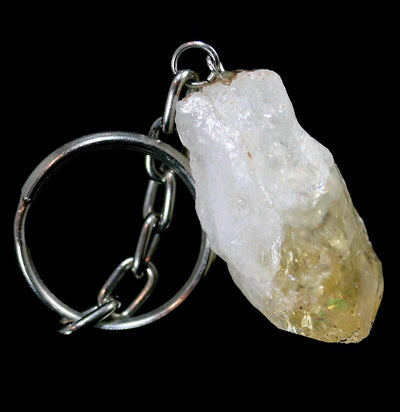 Citrine Crystal Point Keychain - Paxton Gate