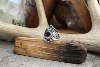 Draco Ring with Smoky Quartz - Paxton Gate