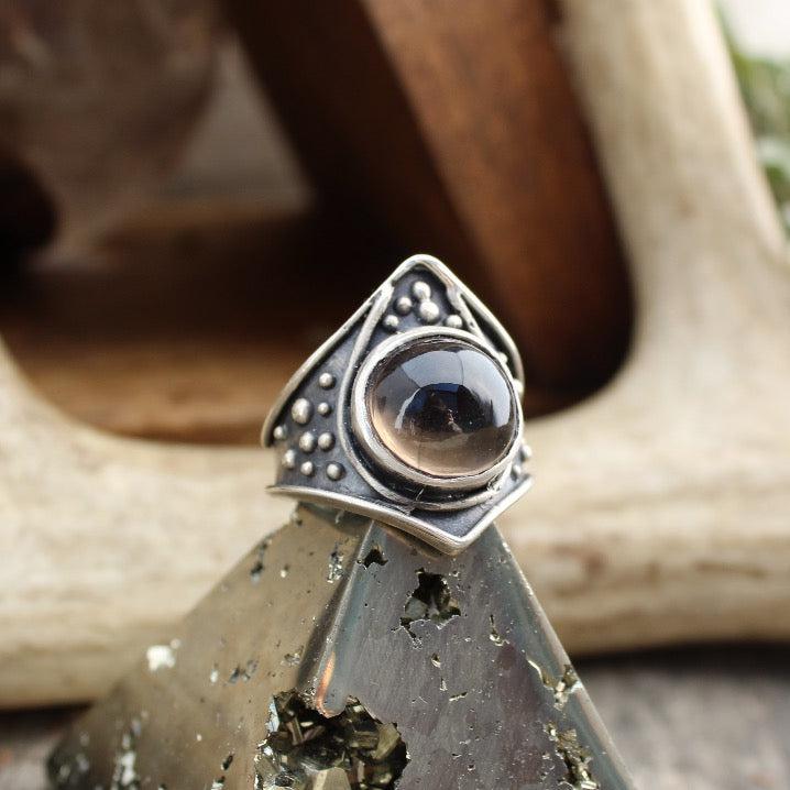 Draco Ring with Smoky Quartz - Paxton Gate