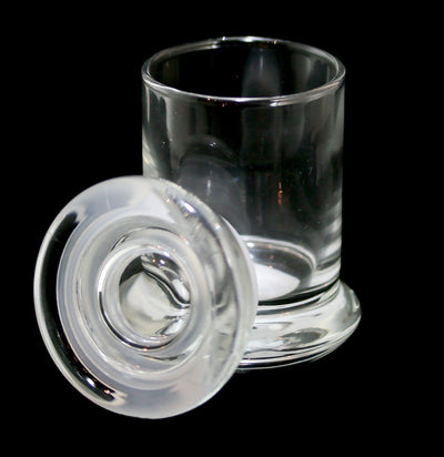 Elite Glass Candle Jar with Glass Lid-Jars & Bottles-Specialty Bottle-PaxtonGate