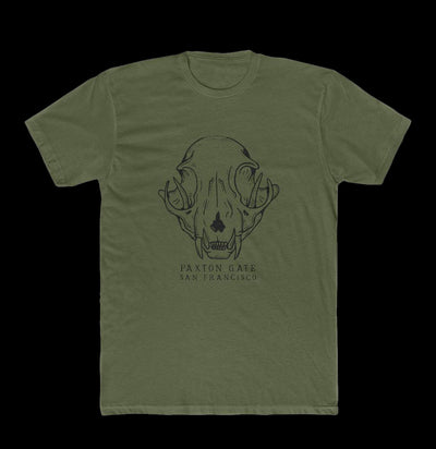 Men's Bobcat Skull Modern-fit Tee-T-Shirt-Printify-PaxtonGate