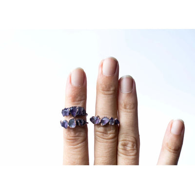 Multi Stone Amethyst Ring - Paxton Gate