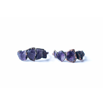 Multi Stone Amethyst Ring - Paxton Gate