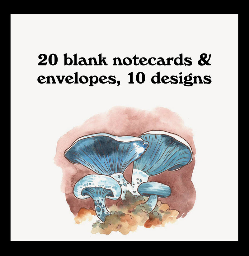 Mushroom Notes: 20 Notecards and Envelopes-Cards-Chronicle Books/Hachette-PaxtonGate