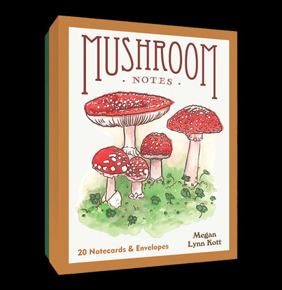 Mushroom Notes: 20 Notecards and Envelopes-Cards-Chronicle Books/Hachette-PaxtonGate