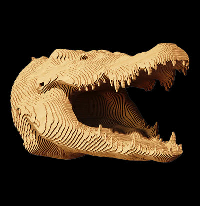 Crocodile 3D Puzzle-Puzzles-Cartonic-PaxtonGate