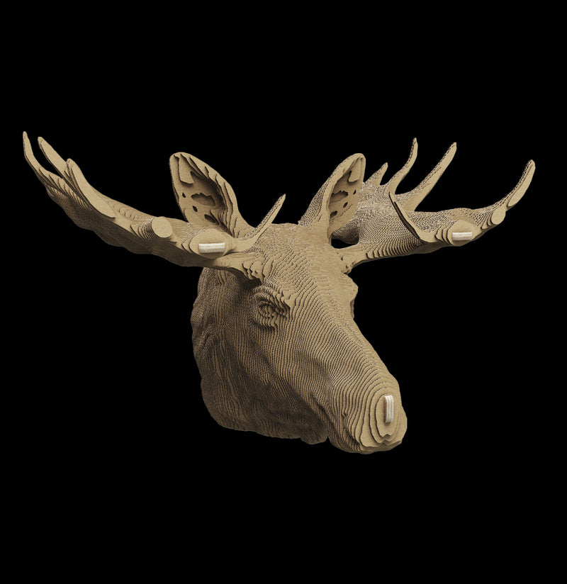 3D Moose Puzzle-Puzzles-Cartonic-PaxtonGate