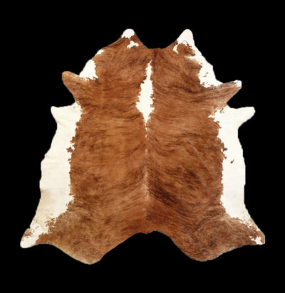 Tri Color Chestnut Brindle Brazilian Cowhide-Taxidermy-Chesterfield-PaxtonGate