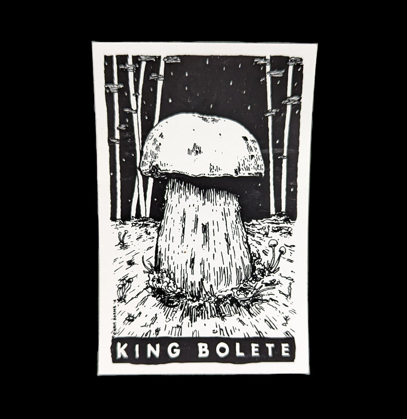 Sporelust King Bolete Mushroom Sticker-Stickers-Corvidopolis-PaxtonGate