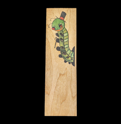 Bookworm Wooden Bookmark-Bookmark-Spitfire Girl-PaxtonGate