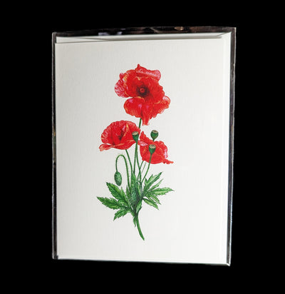 Poppy Poison Greeting Card-Cards-Open Sea-PaxtonGate