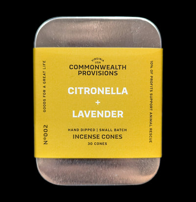 Citronella And Lavender Incense Cones-Incense-Commonwealth Provisions-PaxtonGate