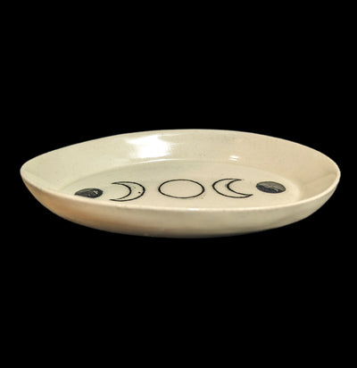 Moon Phase Ceramic Offering Plates and Dinnerware-CaseBwlBox-Keven Craft Ritual-PaxtonGate