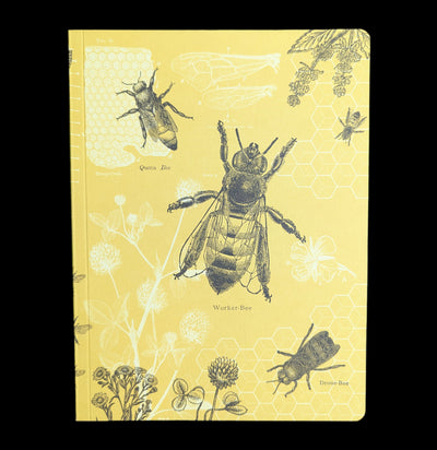 Bees Softcover Notebook-Notebooks-Cognitive Surplus-PaxtonGate