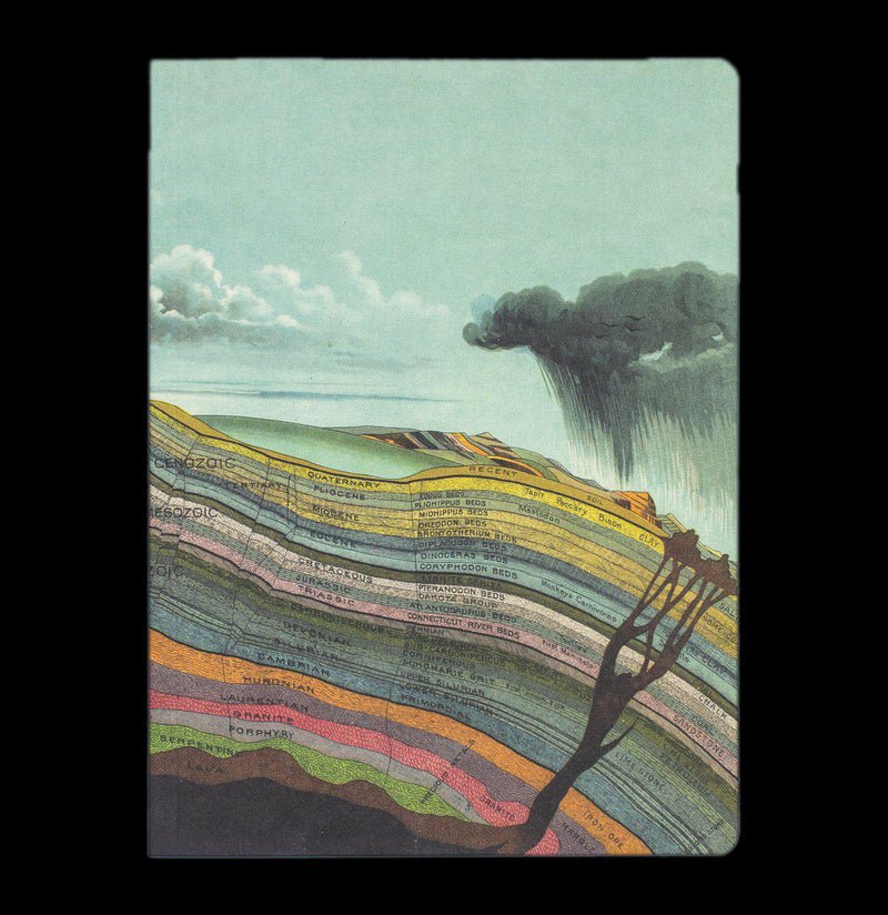 Layers of Geologic History A5 Softcover-Notebooks-Cognitive Surplus-PaxtonGate