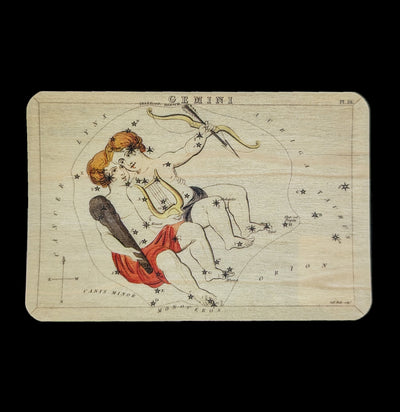 Astrology Wooden Postcard-Cards-Spitfire Girl-PaxtonGate