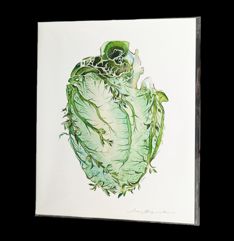 Vine Heart Flower Anatomy Art Print-Prints-Trisha Thompson Adams-PaxtonGate