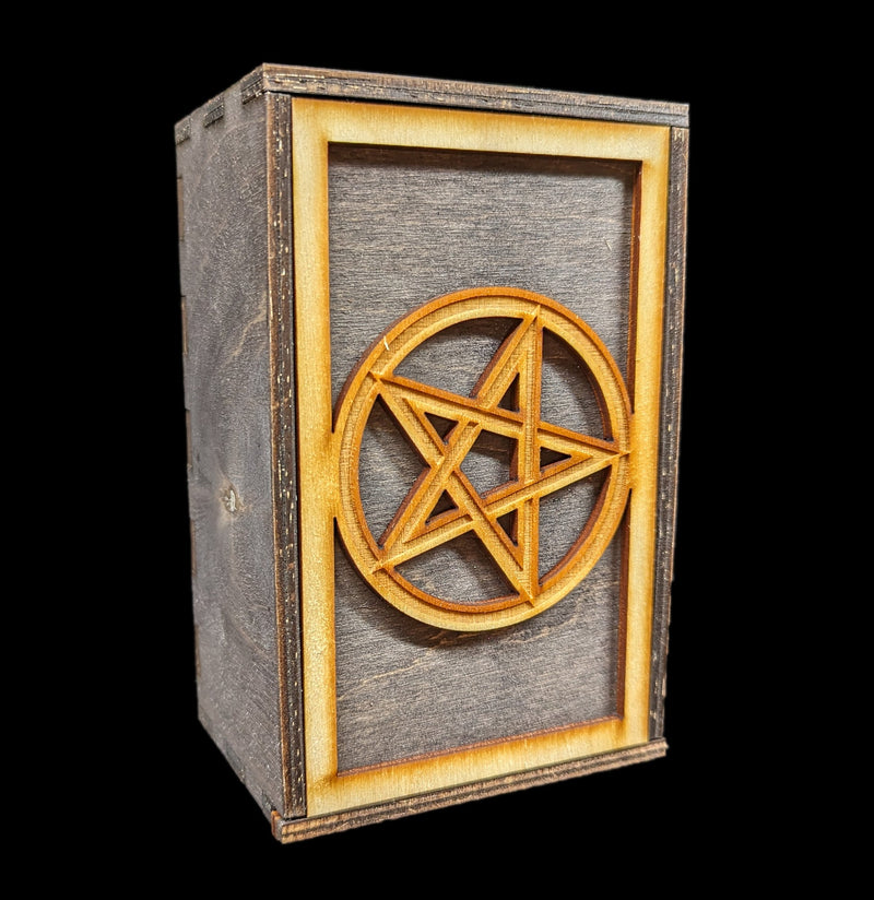 Pentagram Tarot Card Stash Box-CaseBwlBox-Most Amazing-PaxtonGate