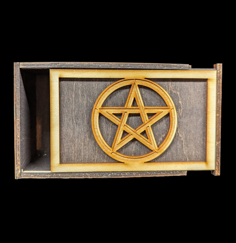 Pentagram Tarot Card Stash Box-CaseBwlBox-Most Amazing-PaxtonGate