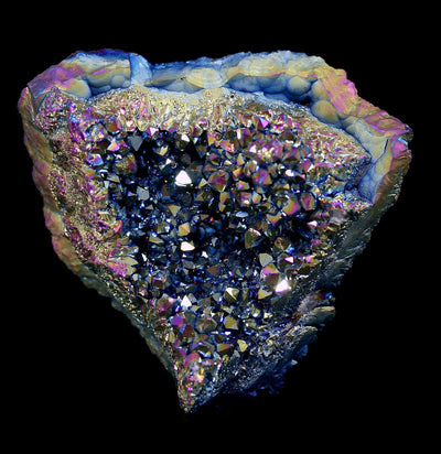 Rainbow Titanium Amethyst Crystal Cluster - Paxton Gate