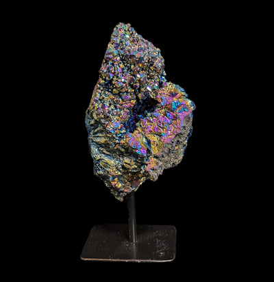 Rainbow Titanium Crystal Cluster Stand-Minerals-Driftstone Pueblo-PaxtonGate