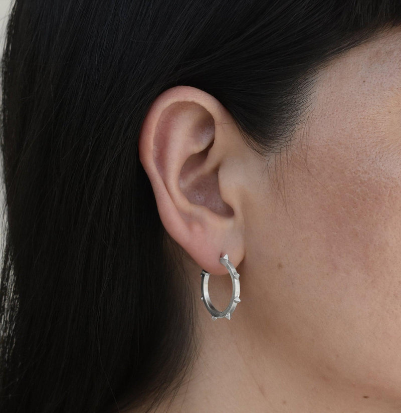 Roccale Hoop Earrings-Earrings-Morgaine Faye-PaxtonGate