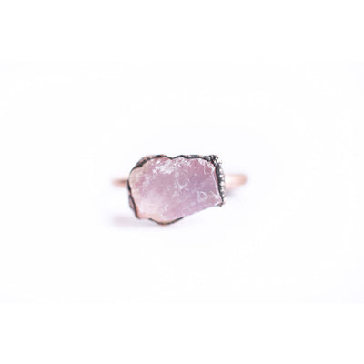 Rose Quartz Copper Ring - Paxton Gate