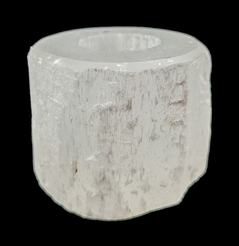 Selenite Votive Candle Holder - Paxton Gate