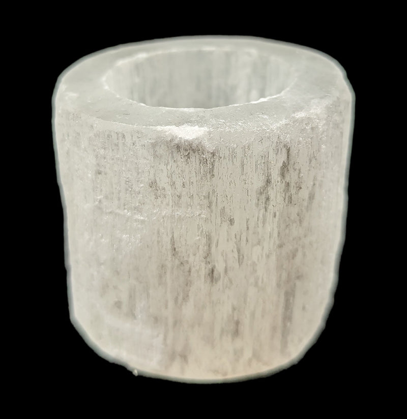 Selenite Votive Candle Holder - Paxton Gate