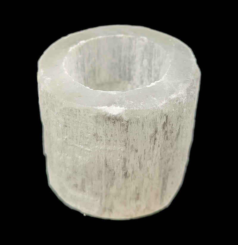 Selenite Votive Candle Holder - Paxton Gate