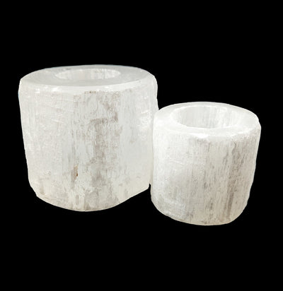 Selenite Votive Candle Holder - Paxton Gate