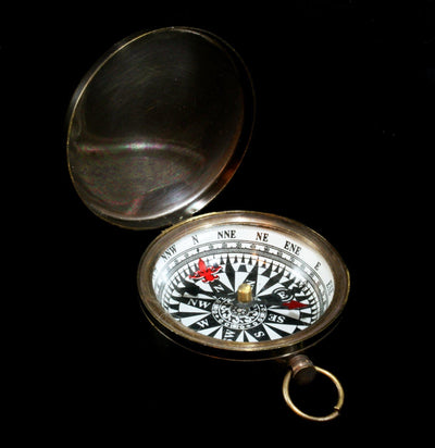 Small Bronze Compass - Paxton Gate