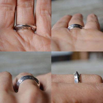 Sterling Silver 'Take Your Time Loving Me' Ring - Paxton Gate