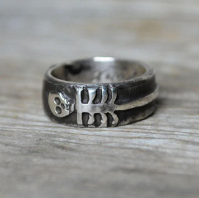 Sterling Silver Till Death Do Us Part Ring - Paxton Gate