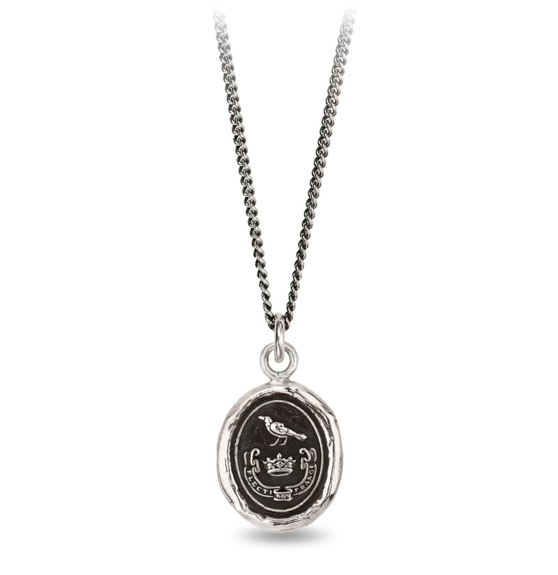 Struggle and Emerge Sterling Silver Necklace-Necklaces-Pyrrha-PaxtonGate