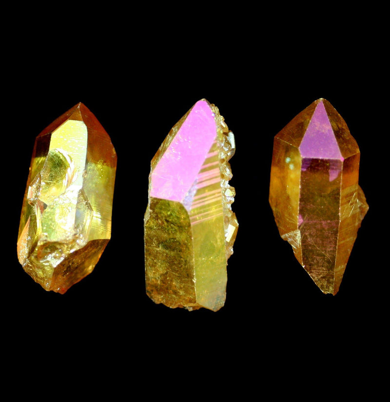 Sunset Aura Quartz Crystal Point - Paxton Gate