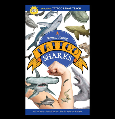 Super, Strong Tattoo Sharks: 50 Temporary Tattoos That Teach-Books-Hachette Book Group-PaxtonGate